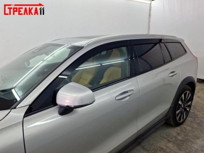 Дефлекторы Volvo V60 2018+ | из 6 частей, премиум, плоские, 2D