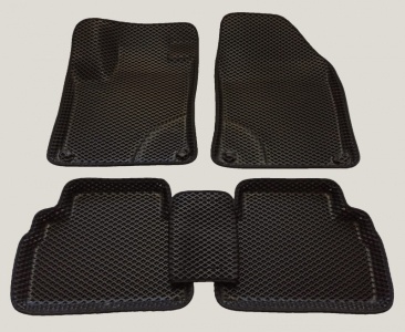 Коврики ЕВА 3D с бортами Belgee X50 | черные