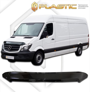 Дефлектор капота Mercedes Sprinter 2014- | черный