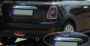 Накладка над номером на крышку багажника, нерж. для MINI Cooper