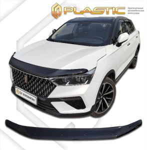 Дефлектор капота FAW Bestune T77 2023- | exclusive, черный