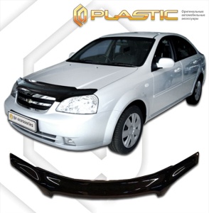 Дефлектор капота Chevrolet Lacetti седан / универсал 2004- (J200) | черный