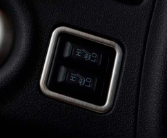 Окантовка кнопки подогрева сидений для Mitsubishi Outlander 2015+ | нержавейка