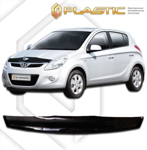 Дефлектор капота Hyundai i20 2009+ | черный
