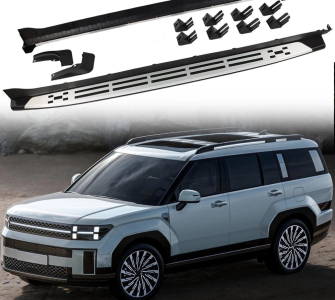 Пороги для Хендай Санта Фе 5 2024+ | с брызговиками