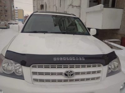 Дефлектор капота мухобойка TOYOTA HIGHLANDER I (2001-2007)