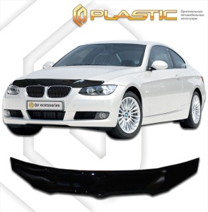 Дефлектор капота BMW 3 Series 2005-2011 (E90 ) | черный