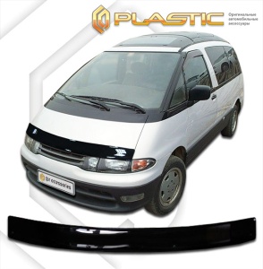 Дефлектор капота Toyota Estima Lucida 1992 (TCR20G) | черный