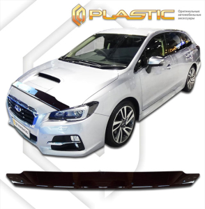 Дефлектор капота Subaru Levorg 1 2017-2020 (DBA-VM4, DBA-VMG) | черный