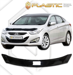 Дефлектор капота Hyundai i40 седан 2011- | черный