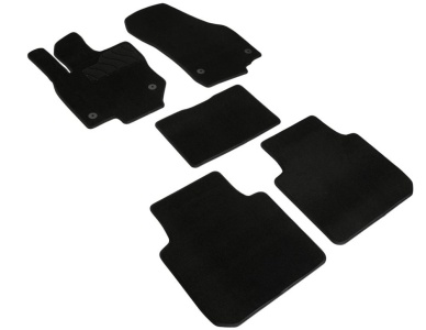 Коврики Skoda Kodiaq 2 2024+ | Люкс, ворсовые, черные, Seintex