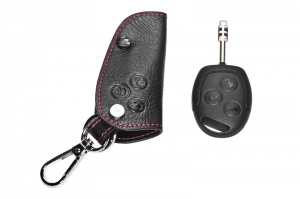 Брелок «кожаный чехол» для ключа Ford: Fiesta, Fusion, Transit «вар.1»