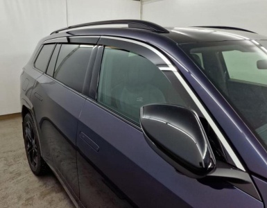 Дефлекторы Фольксваген Терамонт ПРО 2025+ | с хром молдингом, из 6 частей, премиум, плоские, 2D