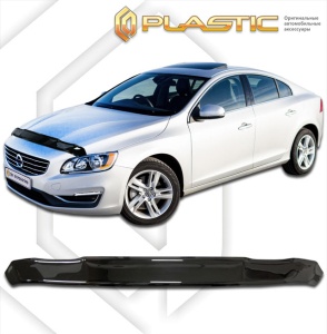 Дефлектор капота Volvo S60 2013- | черный