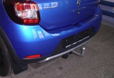 Фаркоп Renault Sandero 2008-2014 | шар A - оцинкованный, нагрузка 50/1000 | MOTODOR | 91706-A