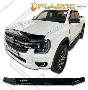 Дефлектор капота Ford Ranger 4 2021- | черный