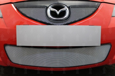 Защита радиатора для Mazda 3 (BK) седан (2006-2009) рестайл | Стандарт