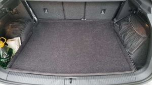3D коврик в багажник для VW Tiguan 2017+/2021+ | с бортами