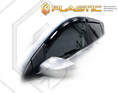Дефлекторы ветровики Nissan Tiida 2015- (C13)