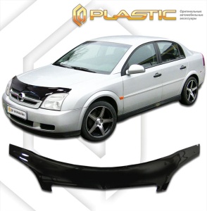 Дефлектор капота Opel Vectra 2002-2005 | exclusive, черный