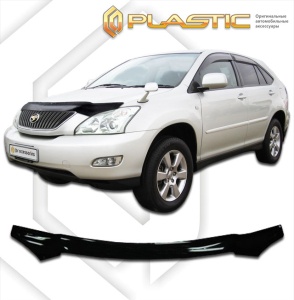 Дефлектор капота Toyota Harrier 2 2003-2013 (U30-U38) | черный