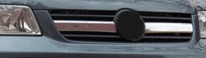 Накладки на решетку радиатора, нерж., 2 части для VW T5 Multivan