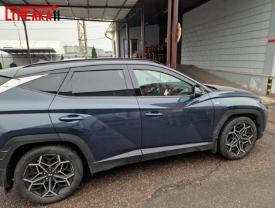 Дефлекторы Hyundai Tucson (NX4) 2020+ короткая база | из 6 частей, премиум, плоские, 2D