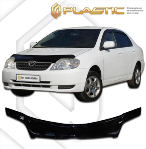 Дефлектор капота Toyota Corolla 9 1999-2004 (E121-E124) | черный