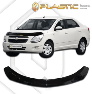Дефлектор капота Chevrolet Cobalt 2013- | черный