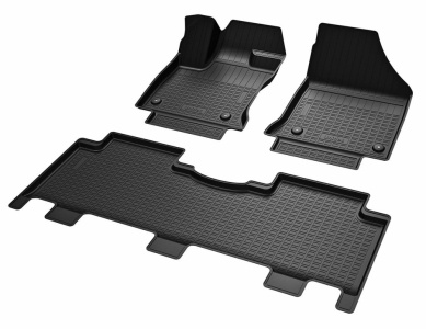 Коврики Джили Окаванго 2023+ | полиуретановые, черные, Norplast