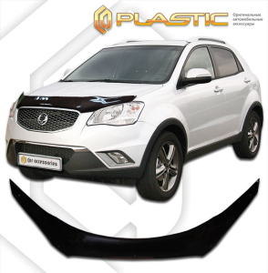 Дефлектор капота SsangYong Actyon 2011-2013 | черный