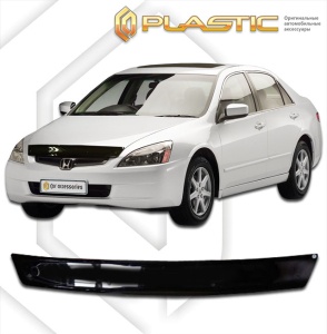 Дефлектор капота Honda Accord 7 2002-2007 (Американская версия) | черный