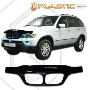 Дефлектор капота BMW X5 2004-2007 | exclusive, черный