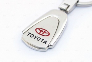 Брелок металлический с логотипом "Toyota" «Silver»