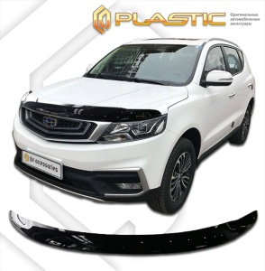 Дефлектор капота Geely Emgrand X7 2018- | exclusive, черный
