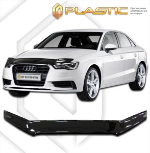 Дефлектор капота Audi A3 2012-2016 | черный