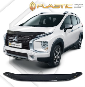 Дефлектор капота Mitsubishi Xpander / Xpander Cross 2022- (NC1W) | черный