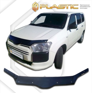 Дефлектор капота Toyota Probox 2014- (NHP160V, NSP160V, NCP165V, NCP160V) | черный