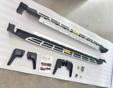 Пороги для Hyundai Palisade 2019+/2023+ | с брызговиками | версия 2