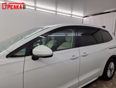 Дефлекторы Volkswagen Viloran | из 8 частей, премиум, плоские, 2D