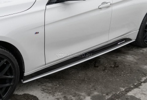 Накладки лезвия под пороги М-пакета BMW 3 F30/F31 (2012-2018) | некрашеные