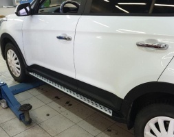 Пороги OEM для Hyundai Creta 2015+/2020+ | Bmw style