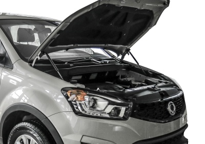 Упоры капота для SsangYong Actyon II рестайлинг 2013-н.в. | 2 штуки, АвтоУПОР