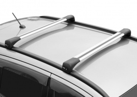 Багажник для Audi Q7 (4M) 2015+/2020+ | на штатные низкие рейлинги в штатные места | LUX Bridge