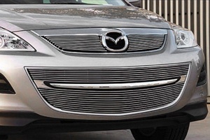 Решетки радиатора для Mazda CX-9 2007-2012 Тип: Billet (полоски) | Верх + Низ