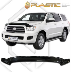Дефлектор капота Toyota Sequoia 2 2007-2017 (XK60) | черный