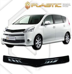 Дефлектор капота Daihatsu Boon Luminas 2008-2012 (M600S, M601S, M610S) | черный