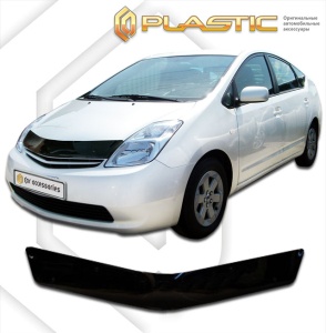 Дефлектор капота Toyota Prius 2 2003-2009 (NHW20) | черный