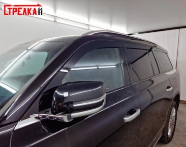 Дефлекторы Hongqi LS7 2022+ | из 6 частей, премиум, плоские, 2D