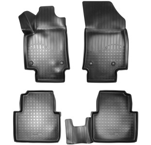 Коврики Опель Грандленд Х | полиуретановые, черные, Norplast
